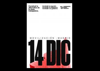 La CJS convoca movilización en Madrid para “construir la alternativa de la clase trabajadora”