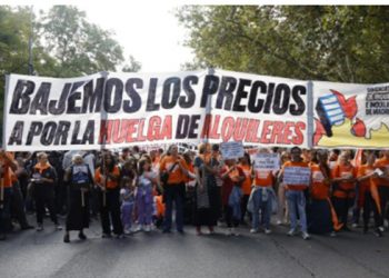 Por primera vez miles de personas toman las calles en protesta por el abuso de los alquileres