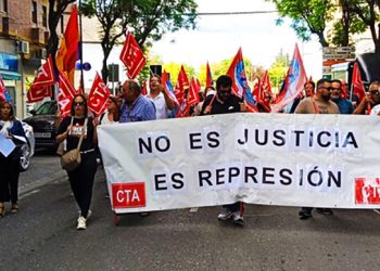 La CTA se moviliza en Montilla bajo el lema de “No es justicia, es represión”