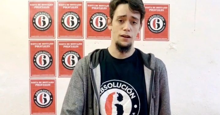 Entrevista en la cárcel a «Javichu», uno de los seis de Zaragoza: «Es tan difícil encontrar a alguien de izquierdas entre los funcionarios como encontrar un nazi entre rejas»