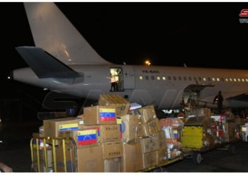 SIRIA recibe 13 toneladas de alimentos desde Venezuela para los refugiados libaneses que huyen del sionismo