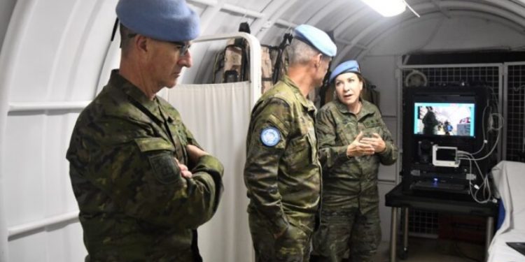 Los 655 bravos soldados españoles en el Líbano corrieron raudos a refugiarse en un bunker mientras Israel atacaba