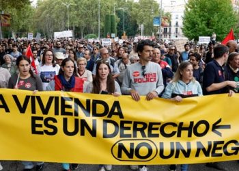 El Sindicato de Inquilinos da plantón a Sánchez y a la patronal de la vivienda