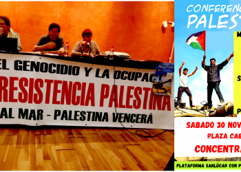 Video. Conferencia con Palestina en Sanlúcar de Barrameda  con Juanlu González y Pepe Barroso