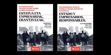 EHKS. Frente al desastre y la corrupción del estado, solidaridad con la clase trabajadora de Valencia
