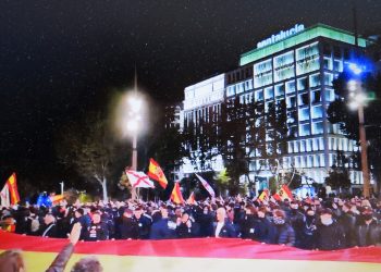 Manifestación fascista en Madrid protegida por la policía y la indiferencia cómplice del gobierno