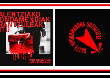 GKS organiza la solidaridad para con el pueblo valenciano y señala a los responsables de la tragedia