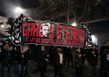«Madrid será la tumba del fascismo», en la calle en recuerdo de Carlos Palomino