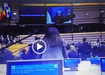 La escoria europea aplaude en su parlamento los lanzamientos de misiles yanquis desde Ucrania a Rusia