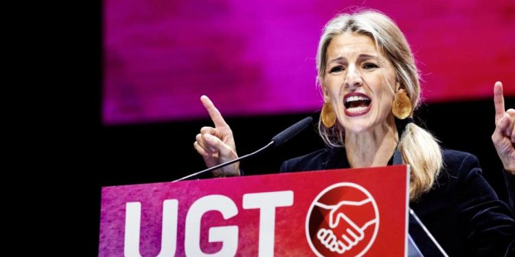 44º congreso de UGT: Yolanda Díaz, especialista en colgarse inmerecidas medallas