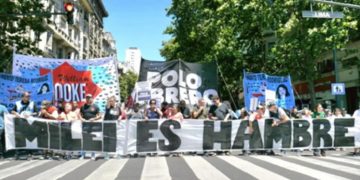 ARGENTINA. Miles de personas se movilizaron contra el hambre convocados por los piqueteros