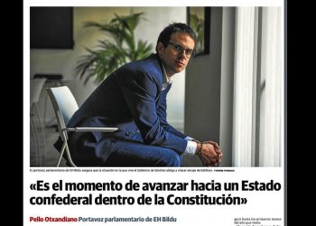 EH Bildu asume la Constitución española; lo de ir a Madrid a tumbar el régimen es un chiste malo