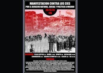 Carabanchel, Madrid, 29 de diciembre: Manifestación contra los CIEs