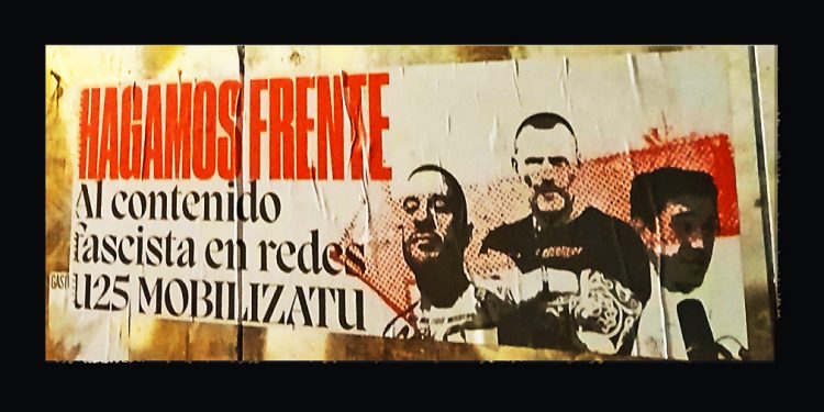 A Roberto Vaquero (fascista del Frente Obrero) le han puesto en su sitio