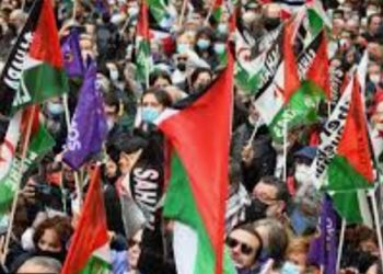 Manifestación en Madrid por Palestina; el gobierno sigue sin romper relaciones con el sionismo