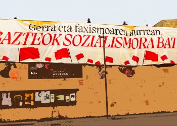 EHKS llama a secundar las convocatorias de GKS en Bilbo e Iruñea contra la guerra y el fascismo