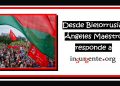 Desde Bielorrusia, Angeles Maestro responde a inSurGente