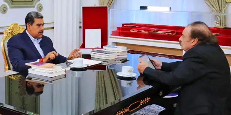 Como cada 1º de enero, Ramonet entrevistó al presidente de Venezuela, Nicolás Maduro