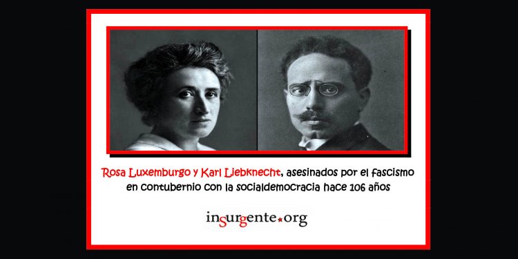 Rosa Luxemburgo y Karl Liebknecht, dos comunistas asesinados hace 106 años