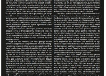 Carta de presos de ETA con un análisis y un mensaje muy diferente al de la «izquierda abertzale»