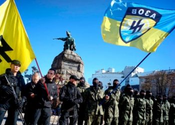 El gobierno (PSOE/Sumar) confirma en Suiza su apoyo al neo-nazi Zelenski