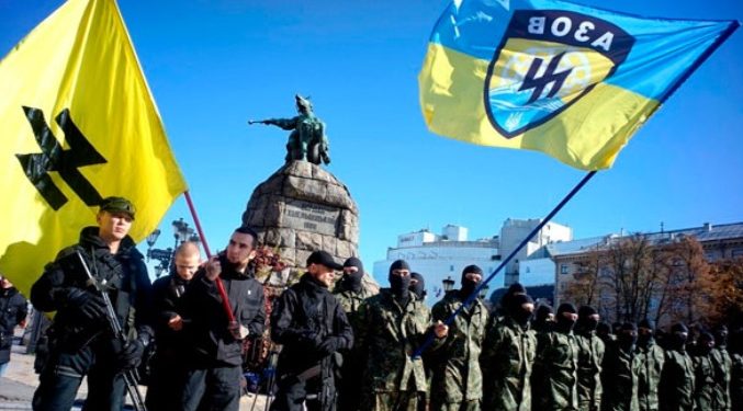 El gobierno (PSOE/Sumar) confirma en Suiza su apoyo al neo-nazi Zelenski