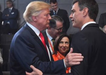 DAVOS. Sánchez confirma a Trump que España es un aliado fiel y que seguirá aumentando el gasto en Defensa