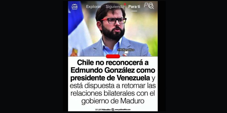 CHILE comienza a recular en su hostilidad para con el gobierno de Venezuela
