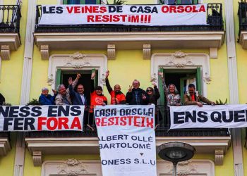 La lucha es el camino: El desahucio de un vecino de la Casa Orsola volvió a ser aplazado