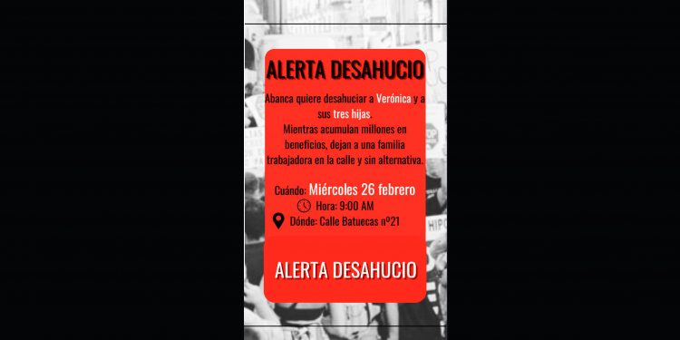 El Sindicato de Vivienda de Valladolid llama a intentar parar un desahucio