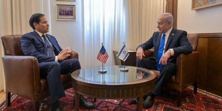 ISRAEL. Netanyahu recibe a Marco Rubio, secretario de Estado de Estados Unidos