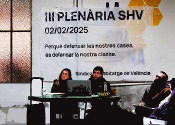 El Sindicato de Vivienda de Valencia aprobó su adhesión a la estrategia del Proceso Socialista