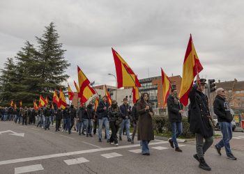La extrema derecha impune: se manifestó en Madrid en memoria de la siniestra «División Azul» (Video)