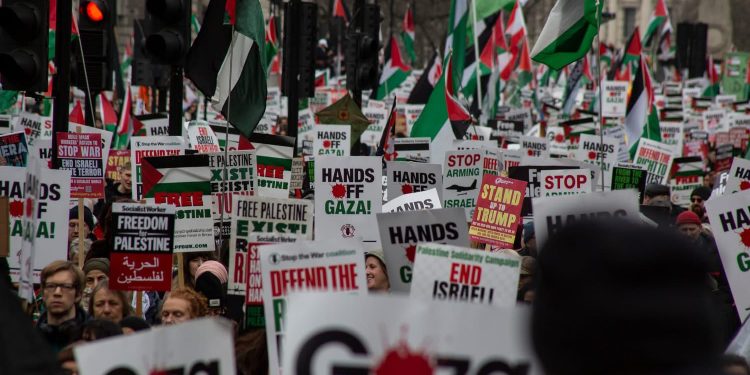 REINO UNIDO. En Londres no se rinden: miles de personas se manifestaron nuevamente por Palestina (Videos)