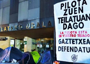 El Ayto de Burlata (EH Bildu) quiere desalojar el gaztetxe; la Asamblea Juvenil lucha por su espacio