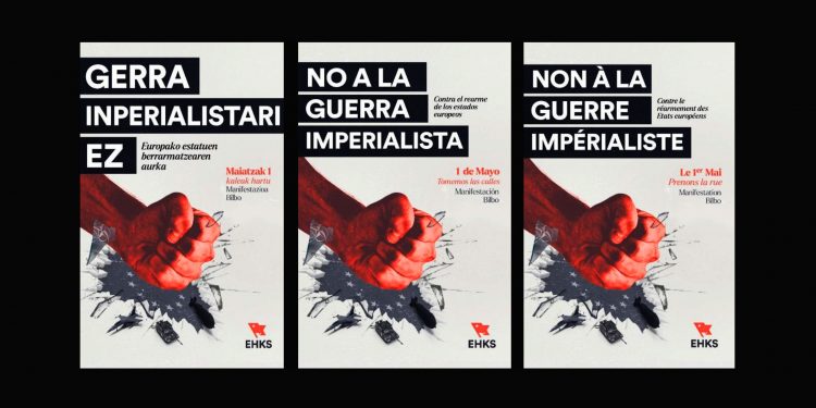 EHKS convoca manifestación en Bilbo para el 1º de Mayo