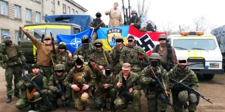 Respuestas descaradamente evasivas ante preguntas sobre la presencia del grupo neonazi Azov en Alemania