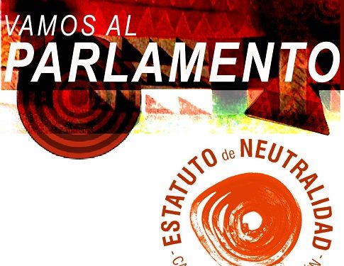 Movilización en Canarias por un Estatuto de neutralidad. Este miércoles ante el parlamento en Tenerife