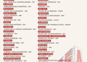 Movilizaciones por la vivienda hoy sábado en todo el país