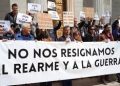 Miles de personas y centenares de organizaciones firman el Manifiesto ‘No nos resignamos al rearme y a la guerra en Europa’