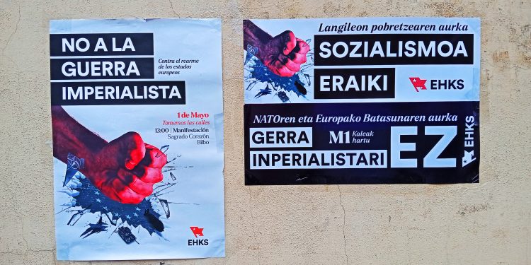 Bilbo, 1º de Mayo: Convocatoria de EHKS