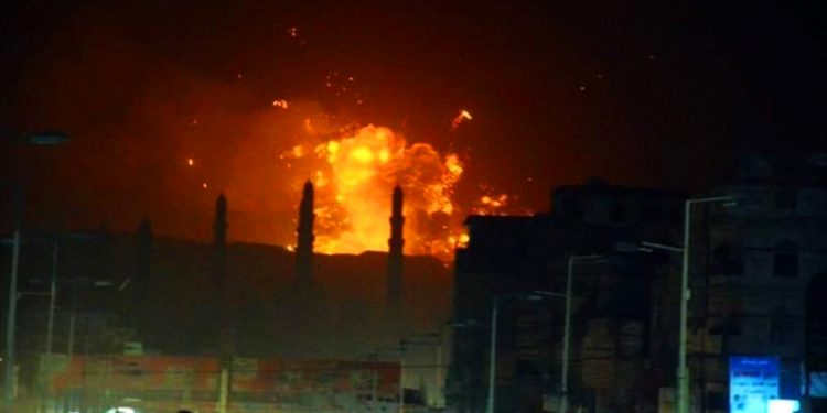 YEMEN. Bombardeo yanqui en Sana acaba con la vida de doce civiles