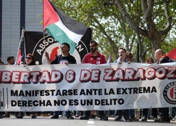 En Zaragoza se dijo con claridad: «Ser antifascista no es delito», «Gobierno, jueces y policía culpables» (Video)