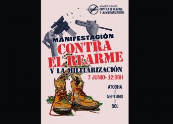 Madrid, 7 de Junio: Manifestación contra el rearme y la militarización