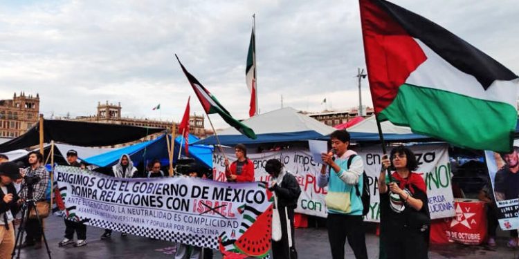 MÉXICO. Al igual que AMLO, Sheinbaum hace caso omiso a las exigencias de romper relaciones con Israel