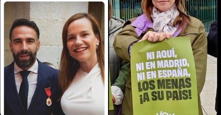 Observen a un tal Carvajal, capitán del Real Madrid y de la selección española de fútbol masculino