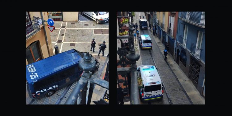 Iruñea: La policía consuma de manera ilegal un desahucio que se había conseguido parar hace una semana