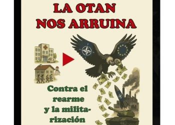 La OTAN nos arruina. Concentración ante el ministerio de Asuntos Exteriores