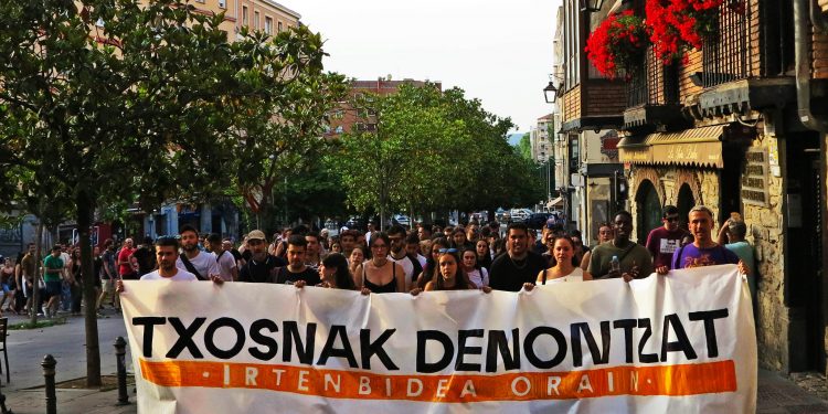 Vuelven a ejercer el veto político en las txosnas de Gasteiz contra organizaciones del Movimiento Socialista