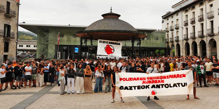 Represión policial en Azpeitia y tergiversación institucional y mediática de los hechos